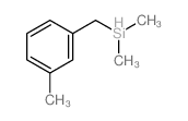 Benzene,1-[(dimethylsilyl)methyl]-3-methyl-结构式