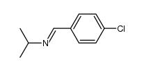 N-(2-propyl)-4-chlorobenzylideneamine Structure