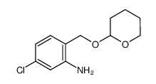 5-chloro-2-{(tetrahydro-2H-pyran-2-yloxy)methyl}aniline Structure