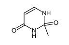 2,4(1H,3H)-Pyrimidinedione,2-methyl-结构式