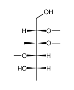 4,O3,O4,O5-tetramethyl-L-1-deoxy-mannitol结构式