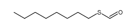 S-octyl thioformate Structure