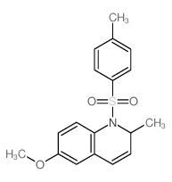 6-methoxy-2-methyl-1-(4-methylphenyl)sulfonyl-2H-quinoline Structure