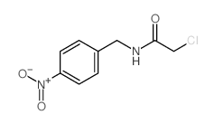 2-chloro-N-[(4-nitrophenyl)methyl]acetamide structure