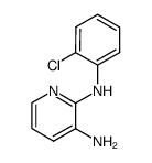 3-amino-2-(o-chloroanilino)pyridine结构式