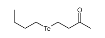 4-butyltellanylbutan-2-one结构式