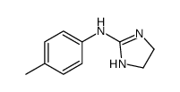 N-(4-methylphenyl)-4,5-dihydro-1H-imidazol-2-amine结构式