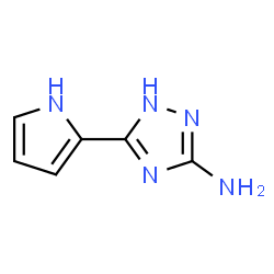 1H-1,2,4-Triazol-3-amine, 5-(1H-pyrrol-2-yl)- (9CI) Structure