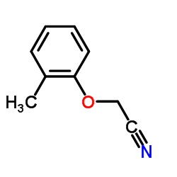 邻甲苯氧基乙腈结构式