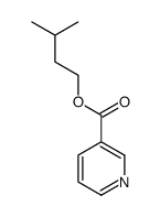 3-methylbutyl pyridine-3-carboxylate结构式