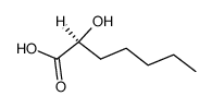 (S)-(+)-2-hydroxyheptanoic acid Structure