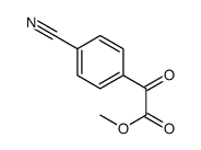 methyl 2-(4-cyanophenyl)-2-oxoacetate structure