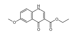 ethyl 6-methoxy-4-oxo-1,4-dihydro-quinoline-3-carboxylate Structure