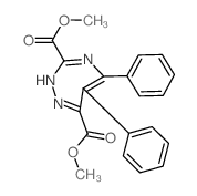 dimethyl 5,6-diphenyl-1H-1,2,4-triazepine-3,7-dicarboxylate Structure