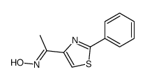 N-[1-(2-phenyl-1,3-thiazol-4-yl)ethylidene]hydroxylamine Structure