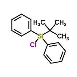 叔丁基二苯基氯硅烷结构式