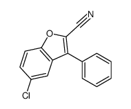 5-chloro-3-phenyl-1-benzofuran-2-carbonitrile Structure