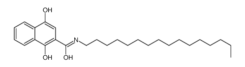 N-hexadecyl-1,4-dihydroxynaphthalene-2-carboxamide Structure