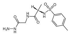 (S)-N-Hydrazinocarbonylmethyl-2-(toluene-4-sulfonylamino)-propionamide Structure