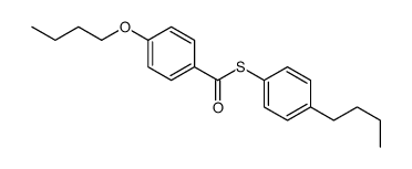 S-(4-butylphenyl) 4-butoxybenzenecarbothioate结构式