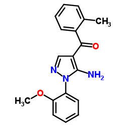 (5-AMINO-1-(2-METHOXYPHENYL)-1H-PYRAZOL-4-YL)(O-TOLYL)METHANONE picture