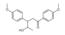 4-hydroxy-1,3-bis(4-methoxyphenyl)pentan-1-one Structure