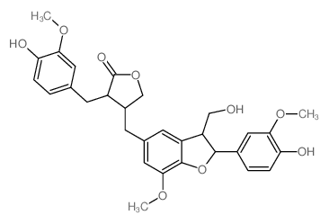 牛蒡酚A结构式