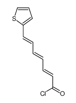 7-thiophen-2-ylhepta-2,4,6-trienoyl chloride Structure