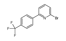 2-bromo-6-(4-(trifluoromethyl)phenyl)pyridine结构式