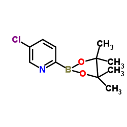 5-Chloropyridine-2-Boronic Acid Pinacol Ester Structure