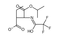 (2S,3S)-2-ethyl-4-oxo-4-propan-2-yloxy-3-[(2,2,2-trifluoroacetyl)amino]butanoate结构式