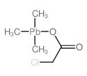 2-Chloroacetic acid; trimethyllead结构式