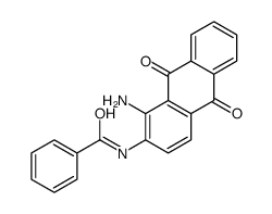 N-(1-Amino-9,10-dihydro-9,10-dioxoanthracen-2-yl)benzamide structure