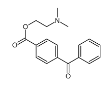 2-(dimethylamino)ethyl 4-benzoylbenzoate结构式