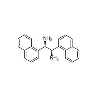 (1R,2R)-1,2-di(naphthalen-1-yl)ethane-1,2-diamine Structure