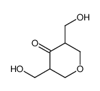 tetrahydro-3,5-bis(hydroxymethyl)-4H-pyran-4-one structure