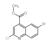 methyl 6-bromo-2-chloroquinoline-4-carboxylate Structure