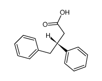 (R)-3,4-diphenyl butanoic acid结构式