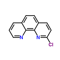 2-氯-1,10-菲咯啉结构式