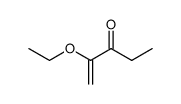 2-ethoxy-pent-1-en-3-one Structure