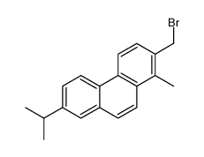 2-bromomethyl-7-isopropyl-1-methyl-phenanthrene Structure