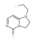 Imidazo[1,2-c]pyrimidine-5(1H)-thione,1-(2-chloroethyl)-2,3-dihydro-结构式