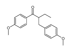 1-(4-methoxyphenyl)-2-[(4-methoxyphenyl)methyl]butan-1-one结构式