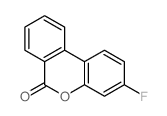 3-fluorobenzo[c]chromen-6-one Structure