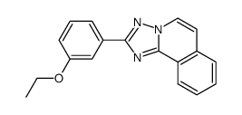 2-(m-Ethoxyphenyl)-s-triazolo[5,1-a]isoquinoline结构式