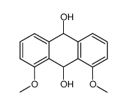 1,8-dimethoxy-9,10-dihydro-9,10-anthracenediol Structure