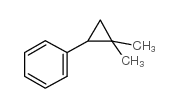 (2,2-dimethylcyclopropyl)benzene structure