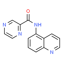 Pyrazinecarboxamide, N-5-quinolinyl- (9CI)结构式