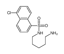 N-(5-aminopentyl)-5-chloronaphthalene-1-sulfonamide Structure