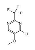 4-Chloro-5-methoxy-2-(trifluoromethyl)pyrimidine结构式